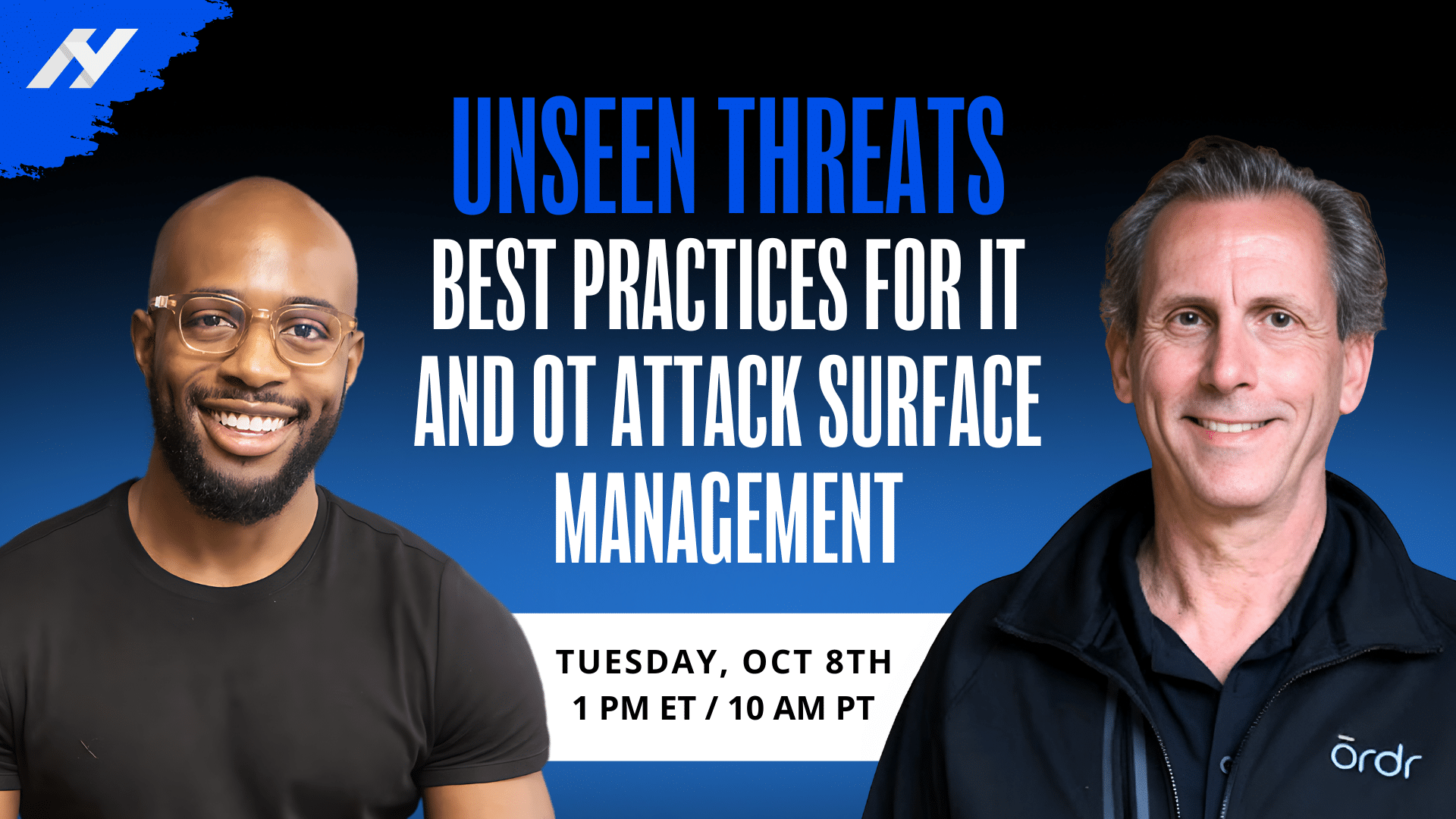 Ron Eddings hosts Wes Wright, Chief Healthcare Officer at Ordr Inc., to explore IT and OT Attack Surface Management (ASM).