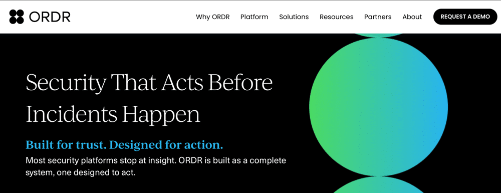 ORDR AI Protect Platform